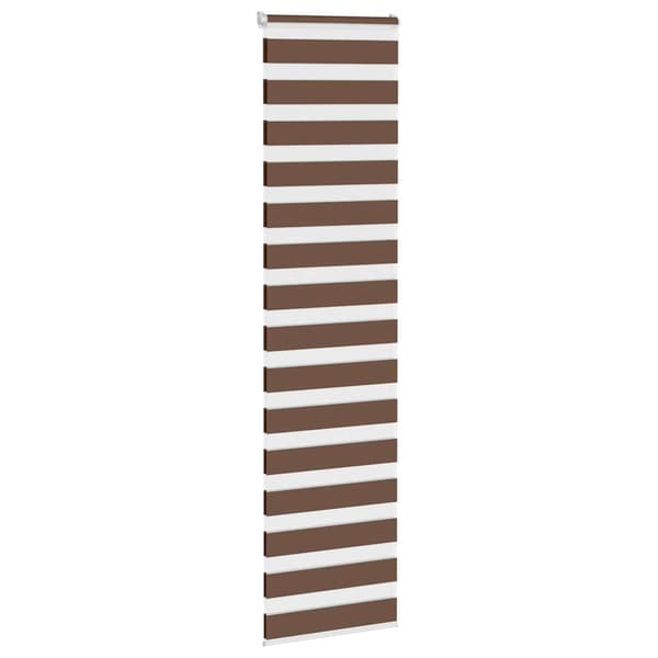 vidaXL Zebra rullegardin, birk, stofbredde 55,9 cm, polyester