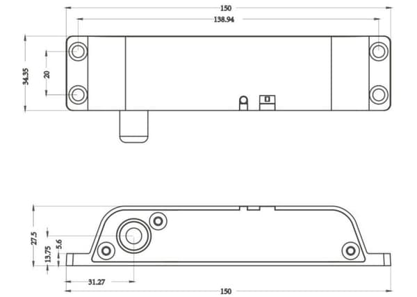 ATLO-EB-L06 VENDBAR ELEKTROMAGNETISK LÅS