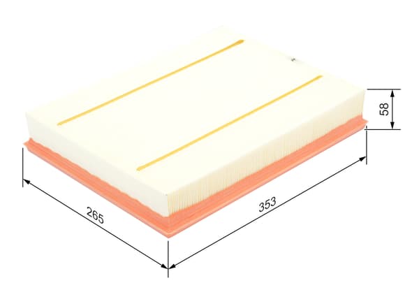 ILMANSUODATIN F026400055 BOSCH
