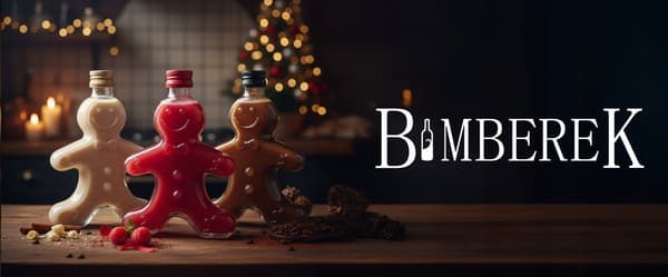 5x Flaska Kakor 250 ml JULKLAPP Likörer GLASFLASKOR PEPPARKAKA