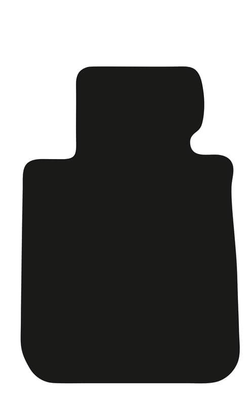 Polyamid førermåtte til: BMW 1 E88 cabrio 2008-2014 gummibelagt førermåtte
