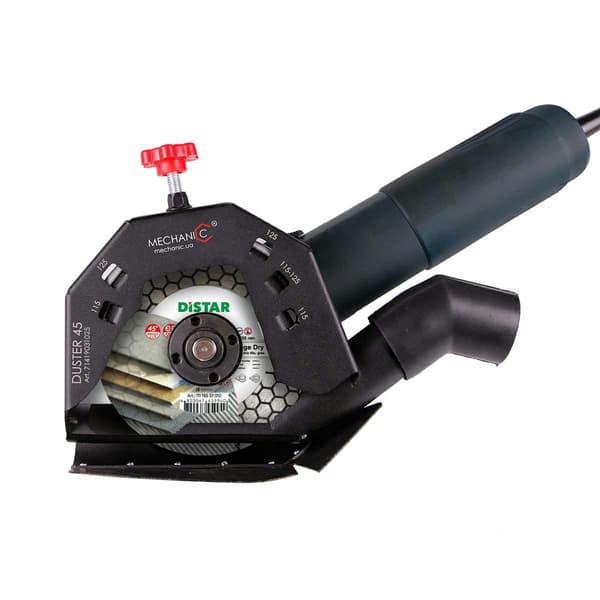 DISTRAKTIONSFORBEHOLD TIL VINKELSLIBER DUSTER 45 115mm-125mm