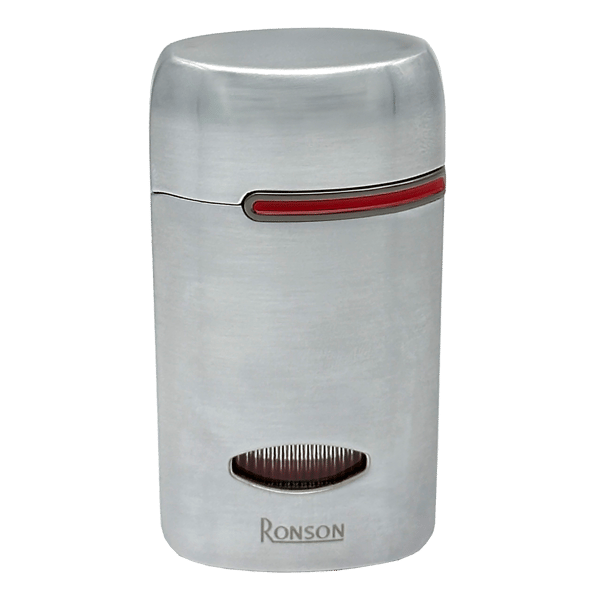 RONSON FEN SILVER 3 JET-tändare med cigarrstans, jet