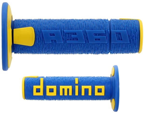 Domino-greb OFF road NYE lamelar to-komponent blå/gul