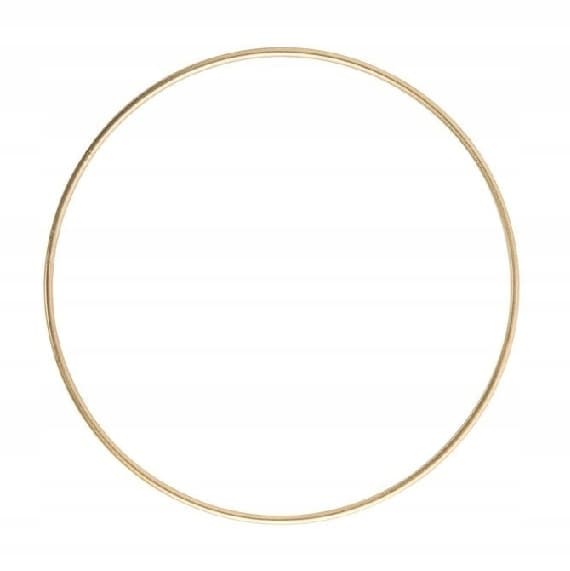 Metallcirkel 20 cm, guld, 1 st.