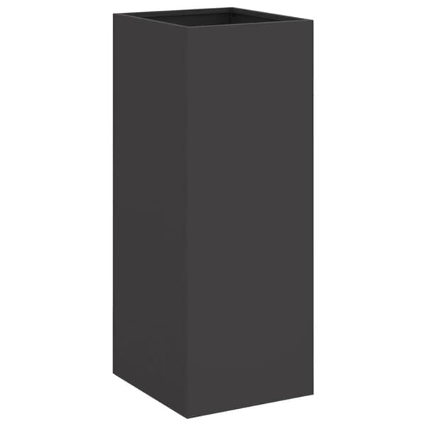 vidaXL plantekasse, sort, 32x29x75 cm, stål