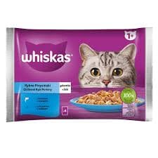 WHISKAS GAL KATTEFODER LAKS OG TUN 4*85 g MARS
