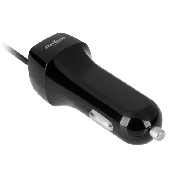 Biloplader 5V 2,1A USB microUSB 12V 24V Rebel