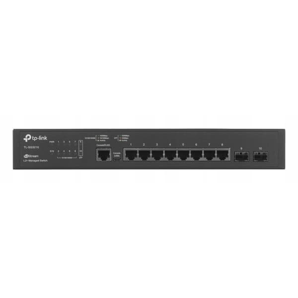 TP-LINK TL-SG3210 switch, administreret L2+, 8 porte