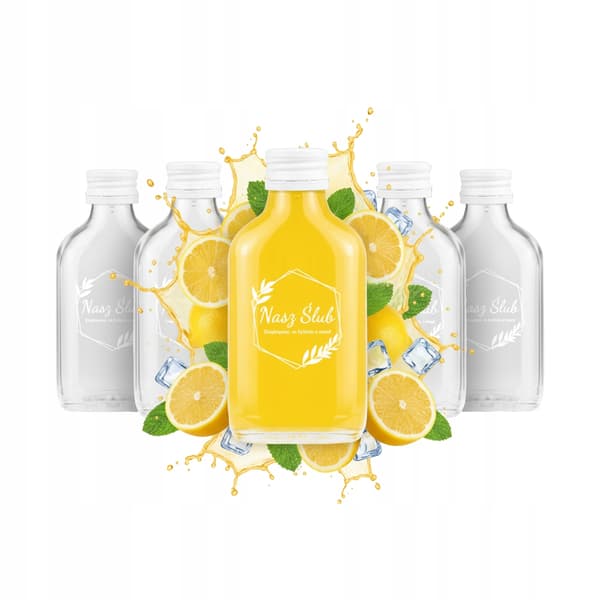 50x 100ml lommelærke med tryk til bryllup