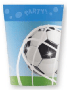 Jalkapallomugi muovia 250ml