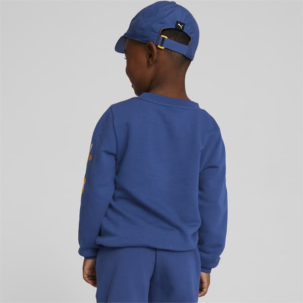 Puma SMALL WORLD CREW TR barntröja blå 67013116 r 98