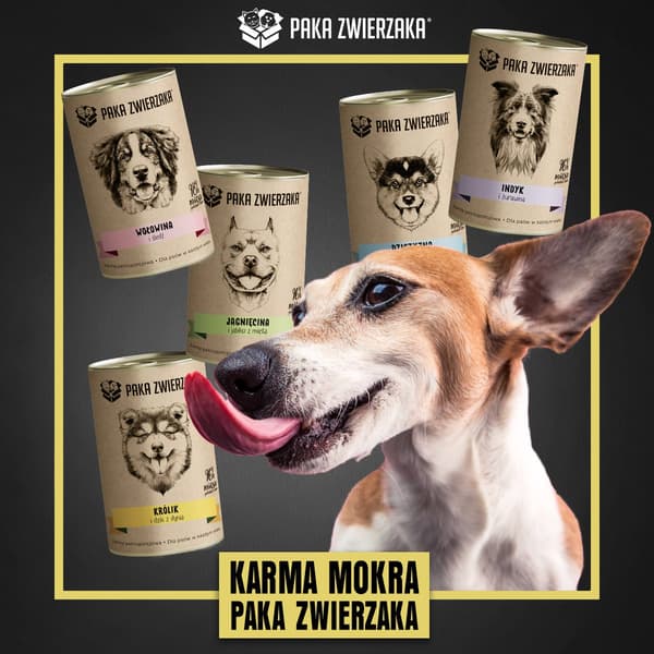 Pet Paka | Vådfoder til hunde 400g - Kalkun og tranebær 6x400g