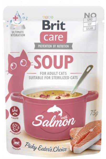 Brit Care Cat | Suppe | Suppe til katte 75g - Laks 75g