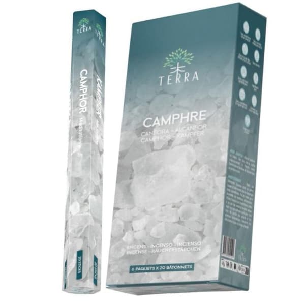 Terra Camphor rökelsepinnar 20 st kamfer