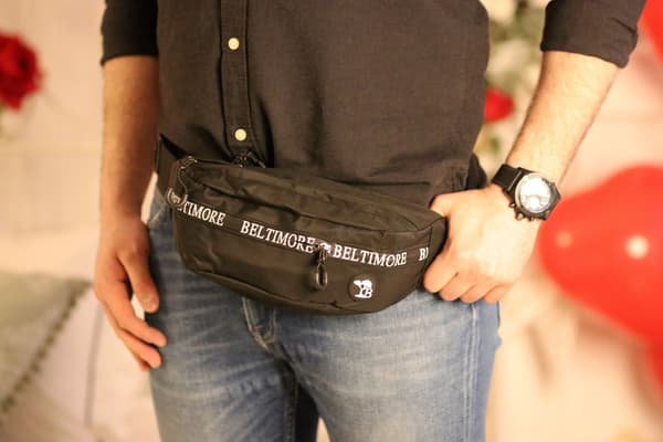 Sort vandtæt mavetaske Beltimore C62