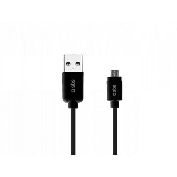 SBS USB 2.0 -kaapeli micro 1 m musta