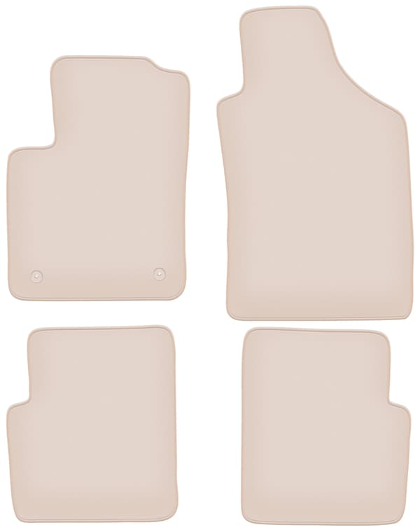 bilmåtter premium beige til: Fiat 500 FL hatchback 2013-2019