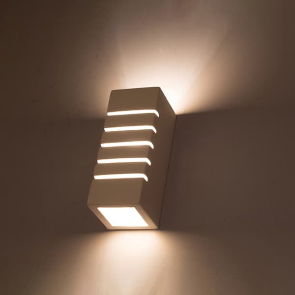 ZEPHYR VÄGGLAMPA 1 E27 VIT LUMILO 01.127.61