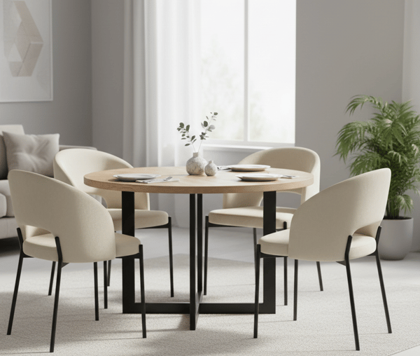 Polstret stol Siena beige velour