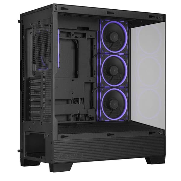 ASUS A31 PLUS TG ARGB Sort Midi Tower Computerkabinet