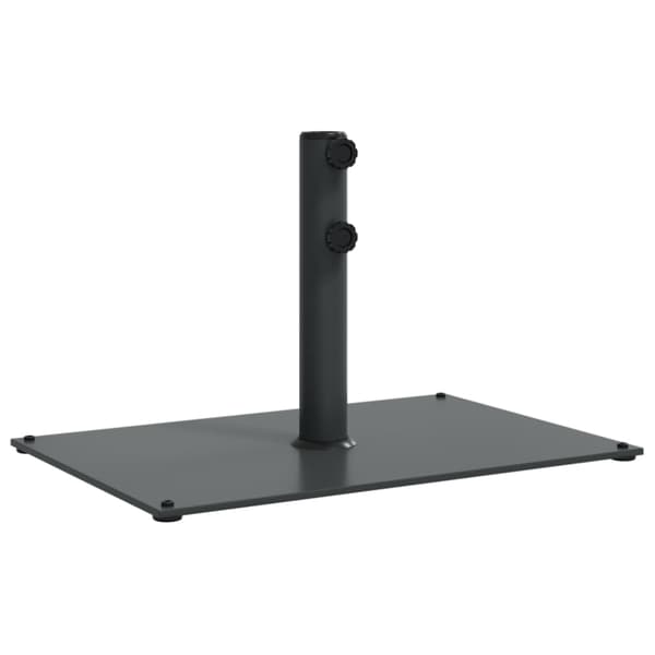 vidaXL parasolfod til stænger Ø32/38/48 mm, 15 kg, rektangulær