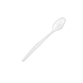Plastik engangs transparent ske 100 stk