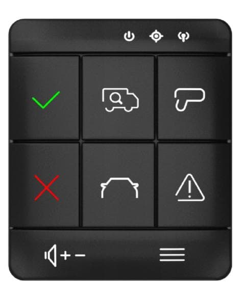 YANOSIK XS Trafikkommunikator (3 månaders gratis prenumeration) Svart