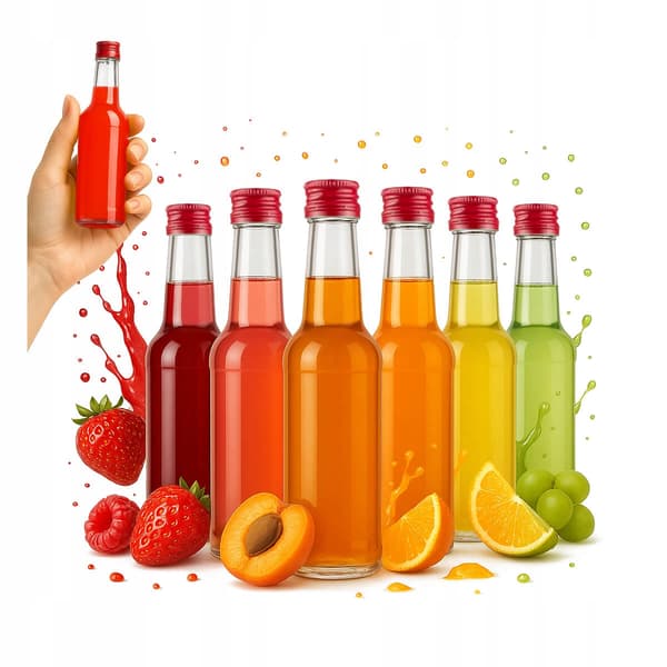 5X Pullo MONOPOL 100 ml PULLOA KOTIPOLTTO ALKOHOLI VIINI ETIKKA ÖLJY