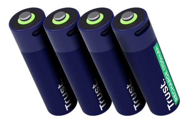 Akumulatorer TRUST AA USB-C 4 stk.