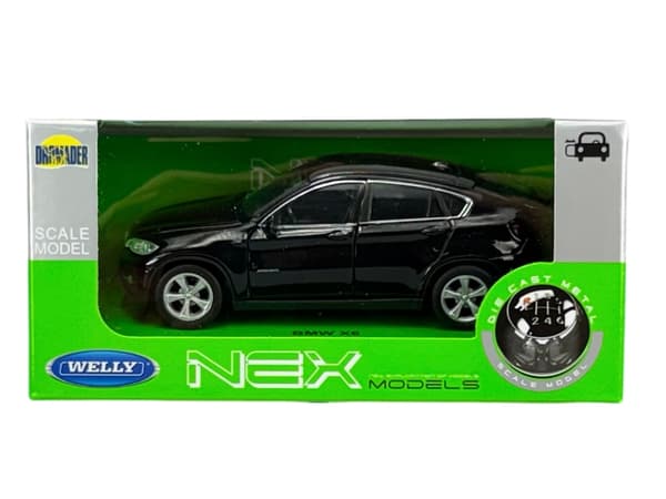 Welly BMW X6 E71 / E72 svart 1:34 43617