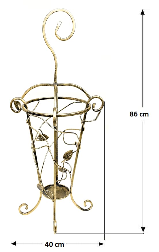 Sateenvarjoteline, metalli 10-1050