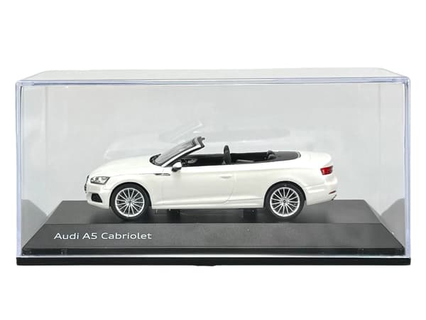 FORHANDLERMODEL AUDI A5 CABRIOLET TOFANA HVID 1:43 501.17.053.32