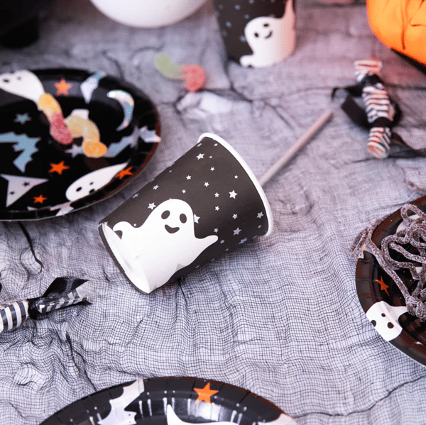Halloween-kummituspaperimukit 220ml 6 kpl