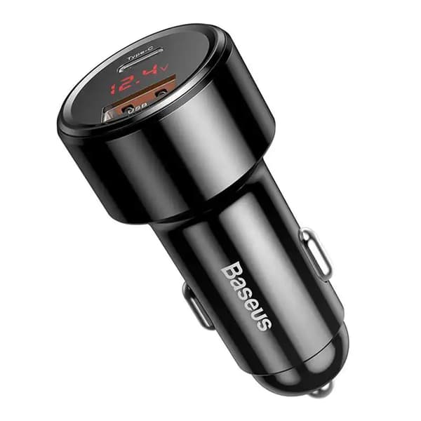Baseus Magic USB + USB-C QC 4.0 PD 45W Billaddare (Svart)