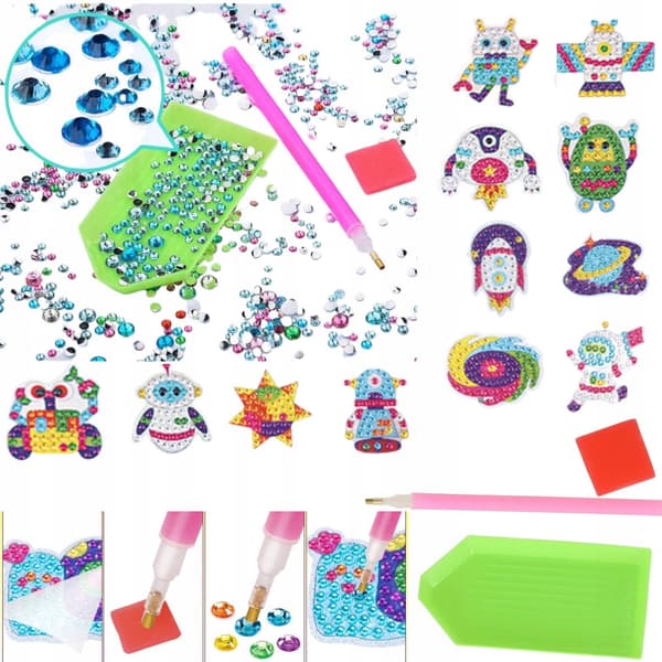 Diamantbroderi Mosaik 1000 Diamanter Kosmos