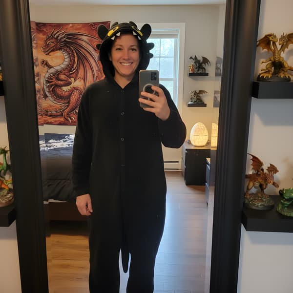 Tandlös kigurumi-pyjamas M 155-165 cm