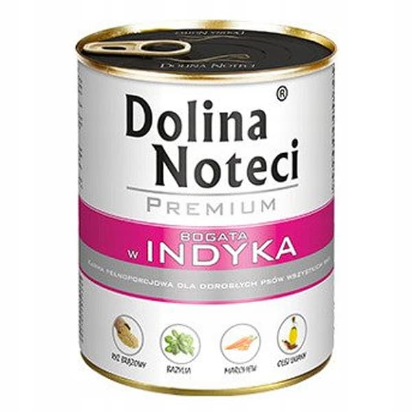 Dolina Noteci Premium våtfoder för hundar med kalkon 12x800g