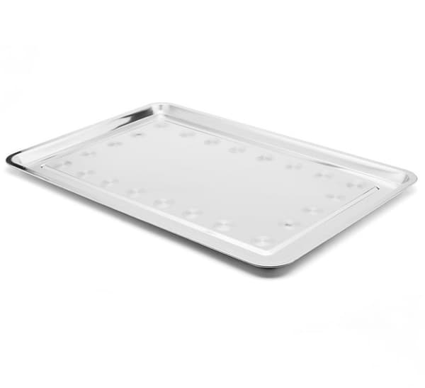 Tadar rektangulær bakke i rustfrit stål 60 x 40 cm