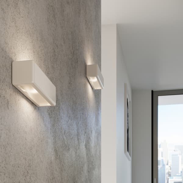 SUBANI 1 VÄGGLAMPA E27 VIT SOLLUX SL.0840