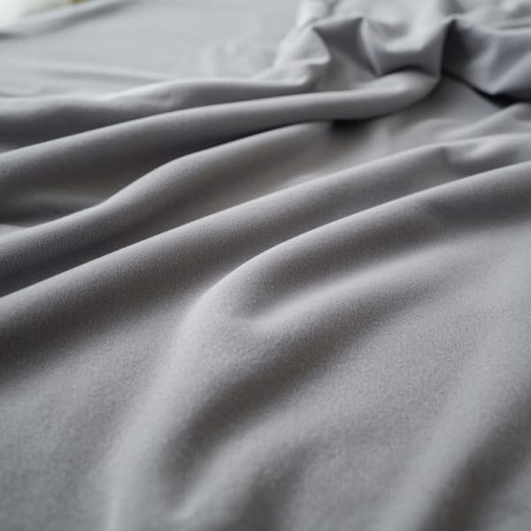 Thermosoft fleece lagen - Grå 180x200