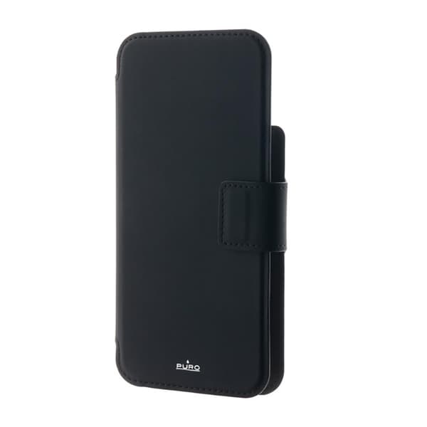 PURO Folio MagSafe -kotelo - iPhone 15 Plus / 14 Plus / 12 Pro Max -kotelo (musta)