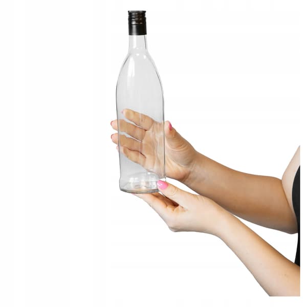 10x Iskra glasflaskor 500ml för alkohol, juice, vin, likörer, present