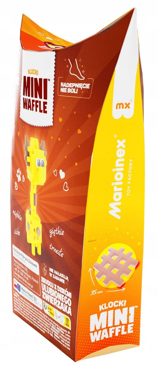 Marioinex Mini Waffle POKET PETS - GIRAFF-set
