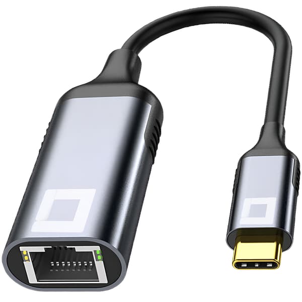 CO2 USB-C ETHERNET ADAPTER LAN NETVÆRKSKORT GIGABIT RJ45 1000MBPS