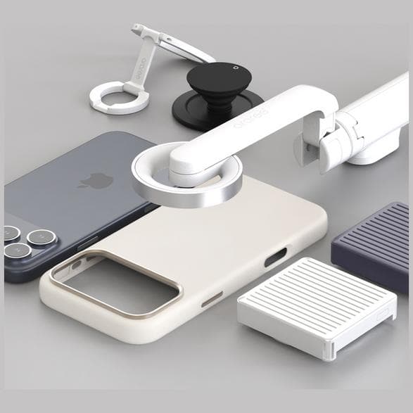 ARAREE Typo Skin M MagSafe-cover til iPhone 17 Pro Max, sort