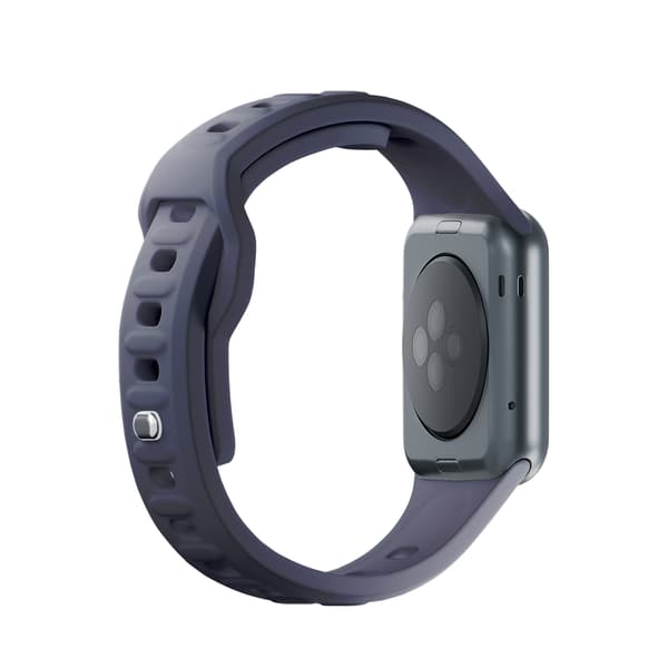 38/40/41/42 mm Grå (lille) - 3mk Silikone Urrem til Apple