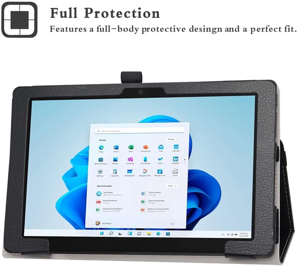 SORT LUKKET ETUI TIL LENOVO 10W TABLET