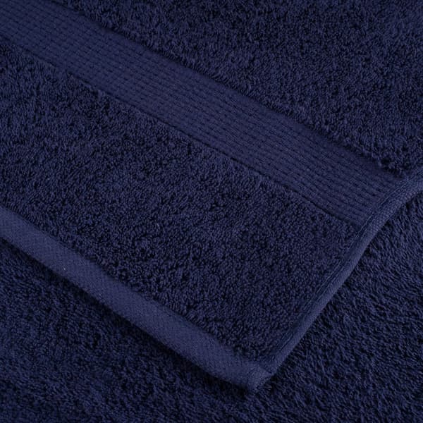 vidaXL 12-delat premiumhandduksset SOLUND, marinblå, 600 g/cm²