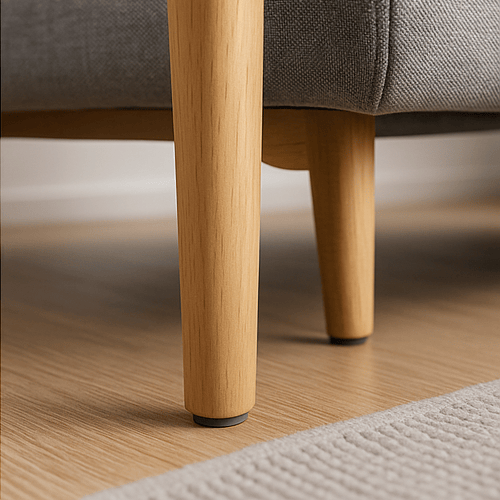 Självklistrande silikonunderlägg antislip brun diameter 34 (förpackning 4 st.)